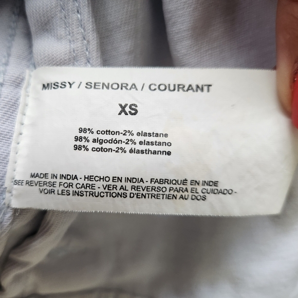 Sanctuary Denim Womens Light Blue Long Sleeve Kyle Classic Jean Jacket XS Collar - Picture 13 of 14